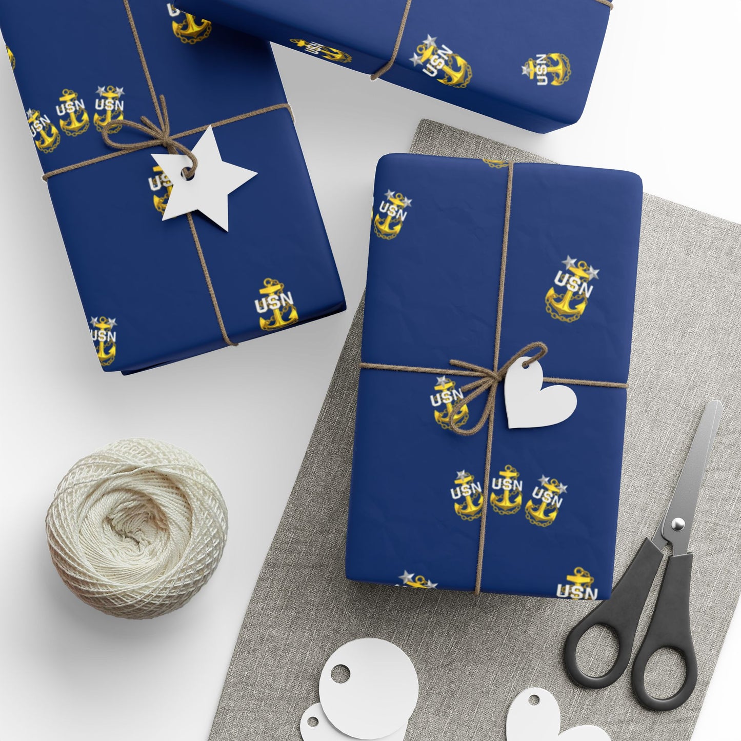 US Navy Chief Petty Officer Wrapping Paper | CPO Celebration Theme