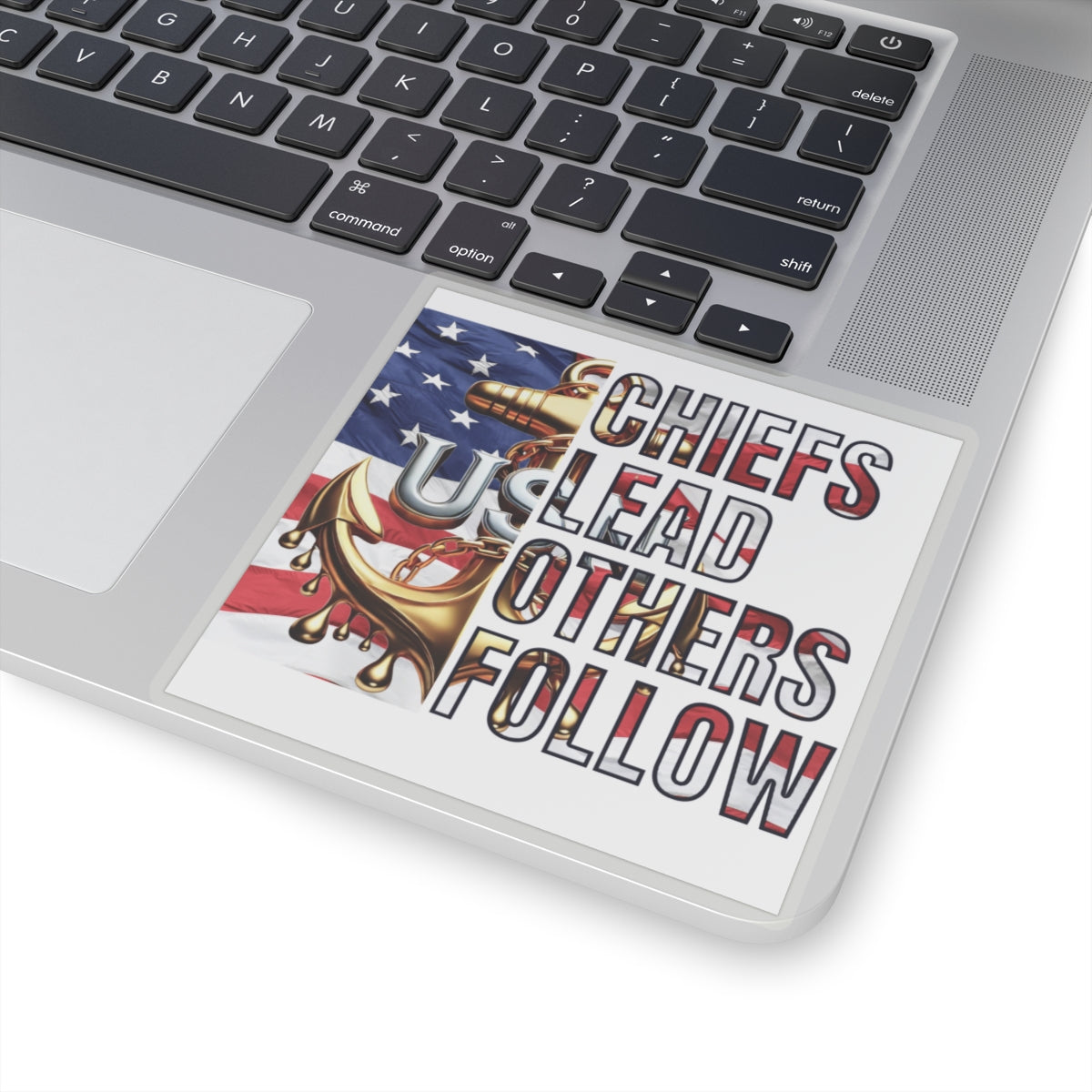 US Navy Chief Petty Officer Chiefs Lead Others Follow Vinyl Decal | CPO Anchor Emblem