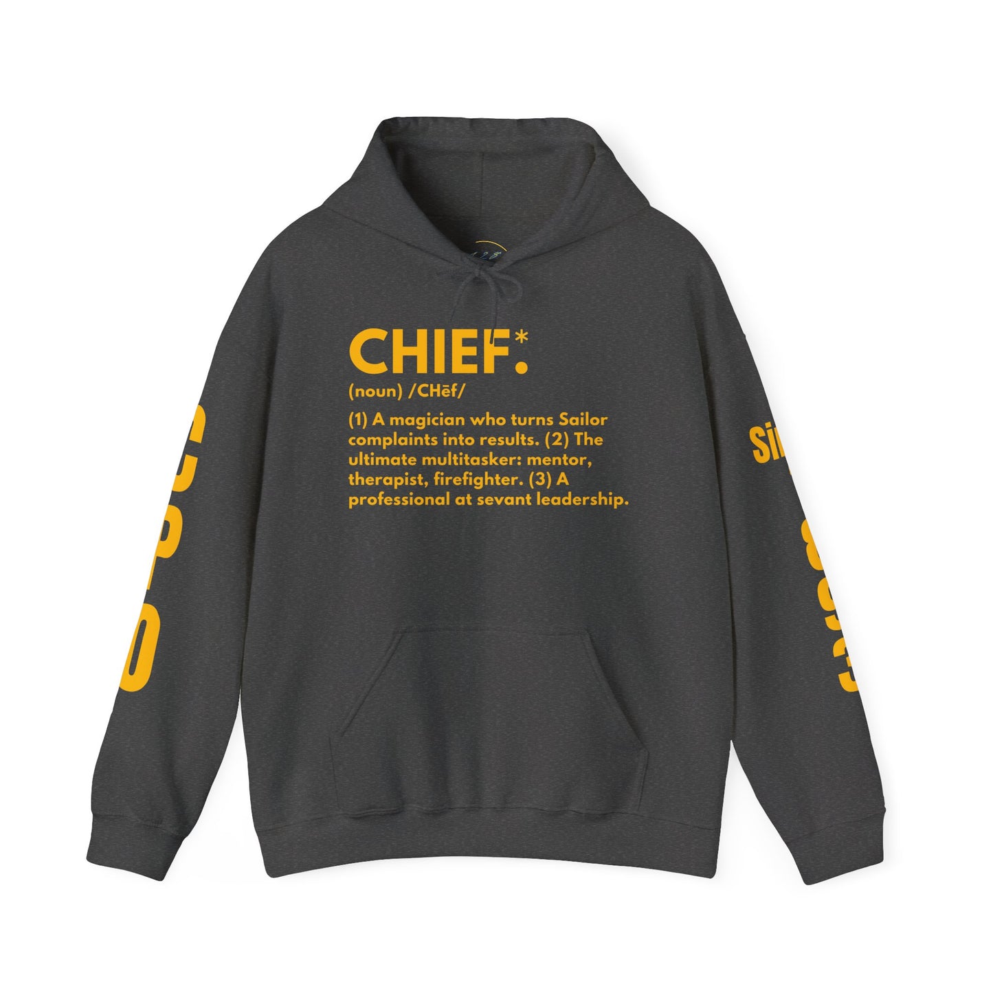 Chief Definition Hoodie - Navy Chief Appreciation Apparel