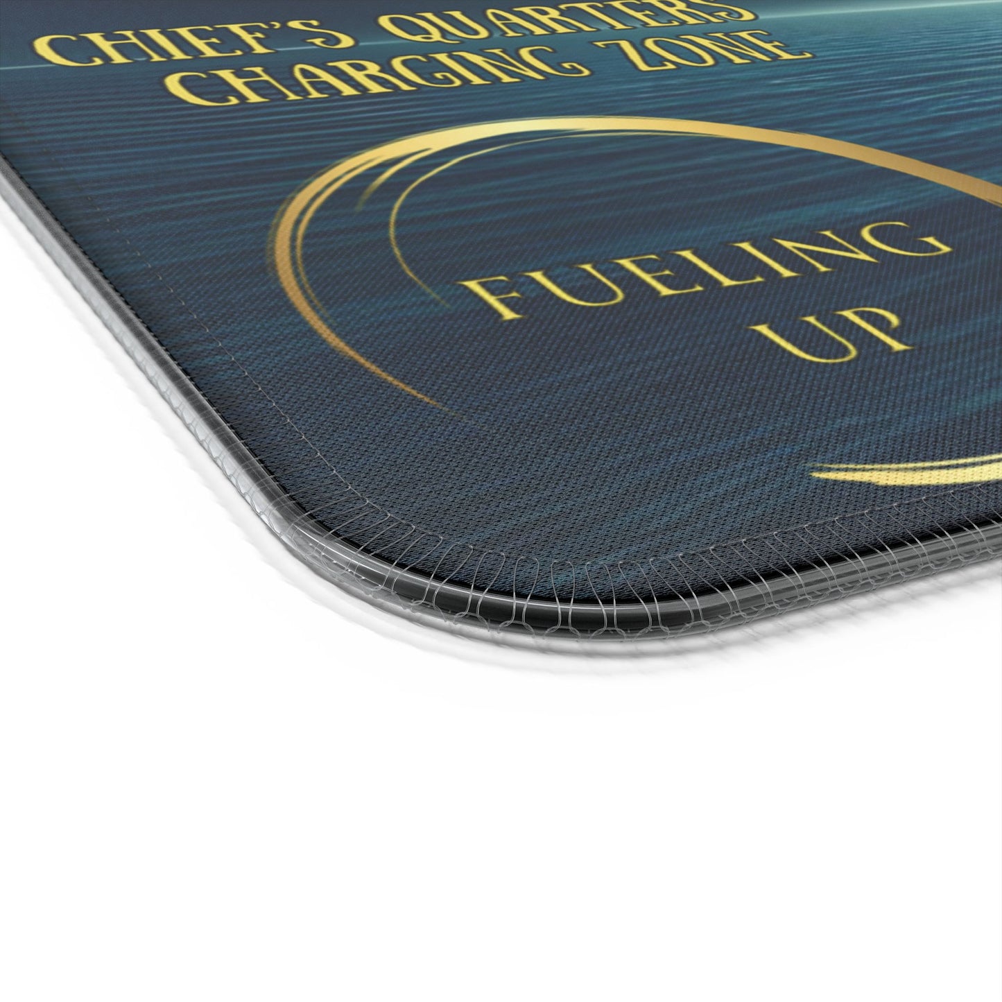 Navy Chief LED Desk Mat with Wireless Phone Charger