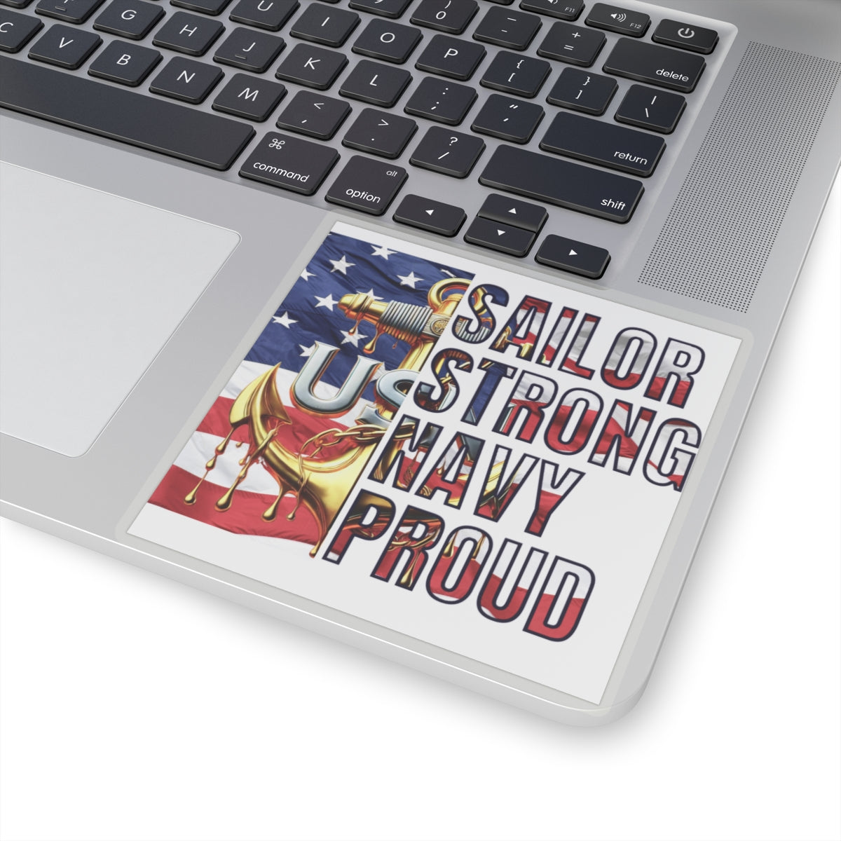 US Navy Chief Petty Officer Sailor Strong Navy Proud Vinyl Decal | CPO Anchor Emblem