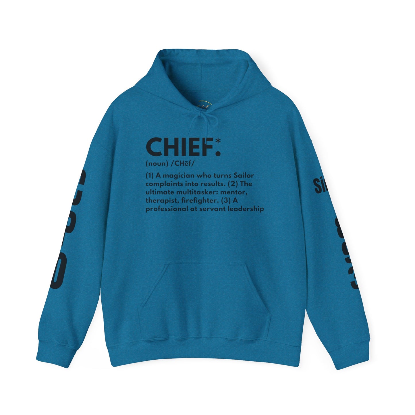 Chief Definition Hoodie - Navy Chief Appreciation Apparel