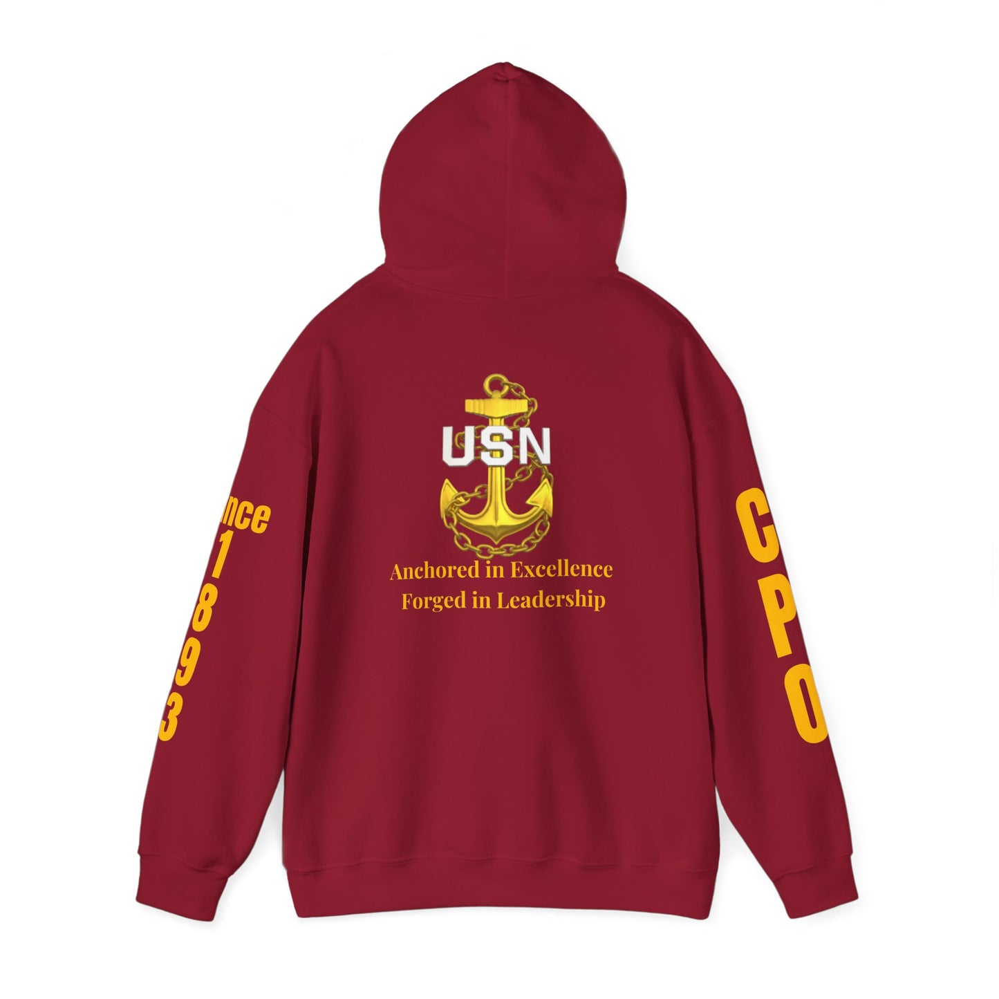 Chief Definition Hoodie - Navy Chief Appreciation Apparel