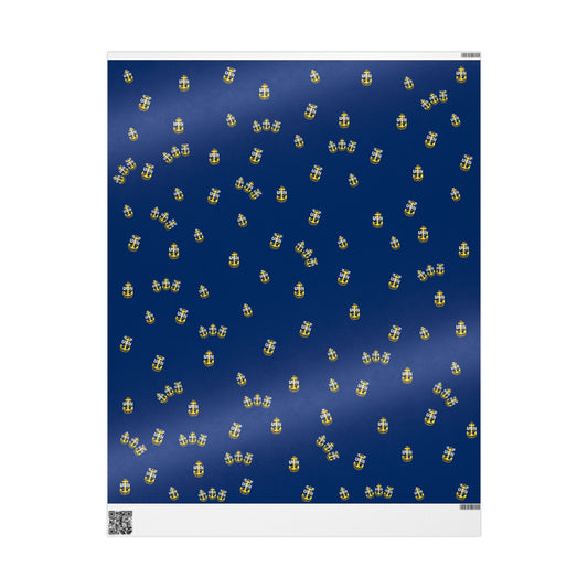 US Navy Chief Petty Officer Wrapping Paper | CPO Celebration Theme