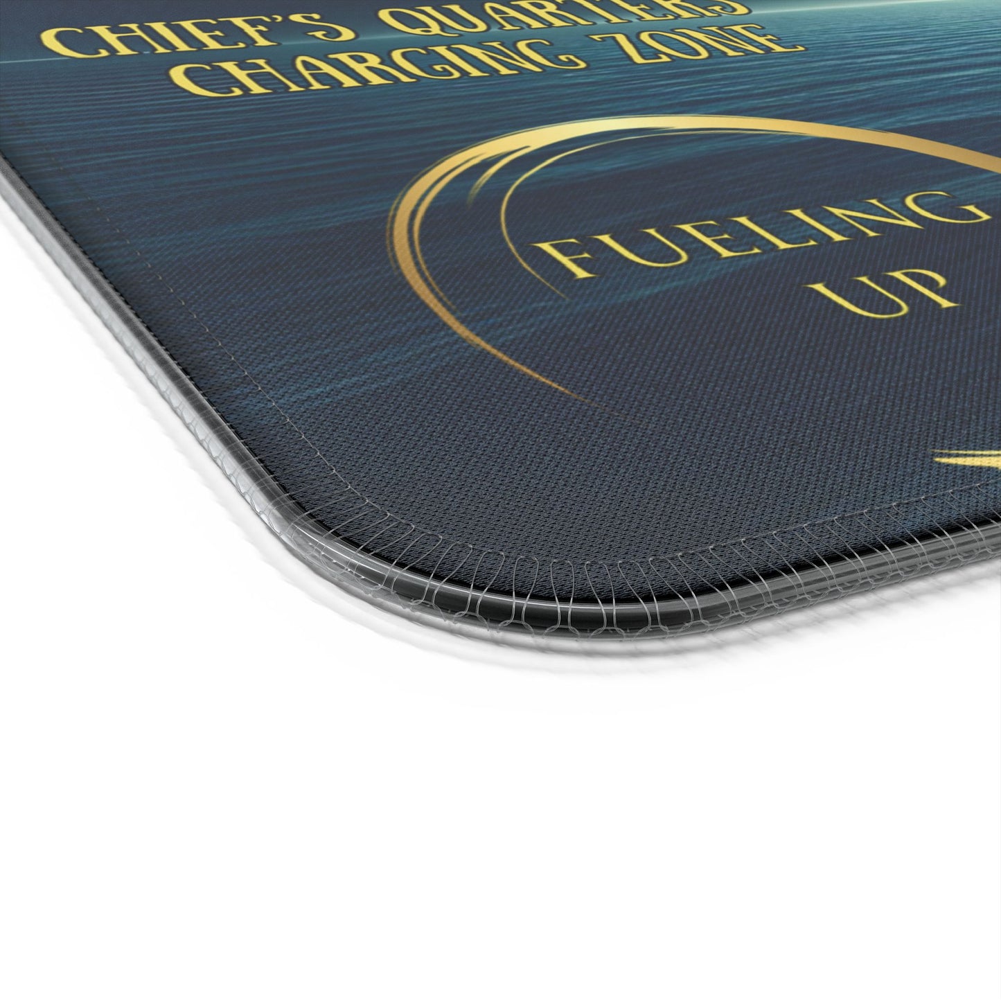 Navy Chief LED Desk Mat with Wireless Phone Charger