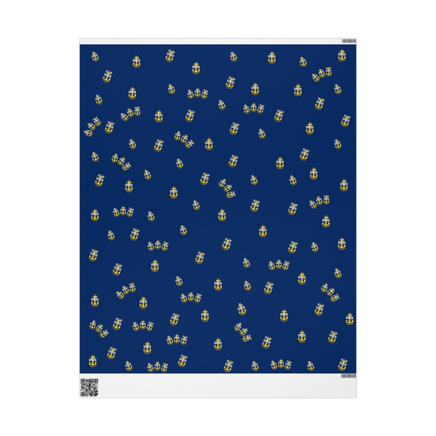 US Navy Chief Petty Officer Wrapping Paper | CPO Celebration Theme