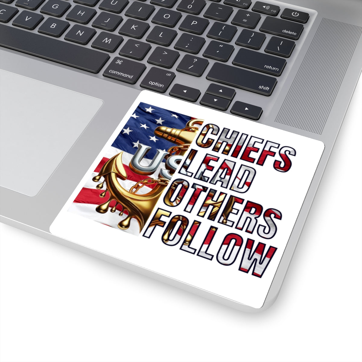 US Navy Chief Petty Officer Chiefs Lead Others Follow Vinyl Decal | CPO Anchor Emblem