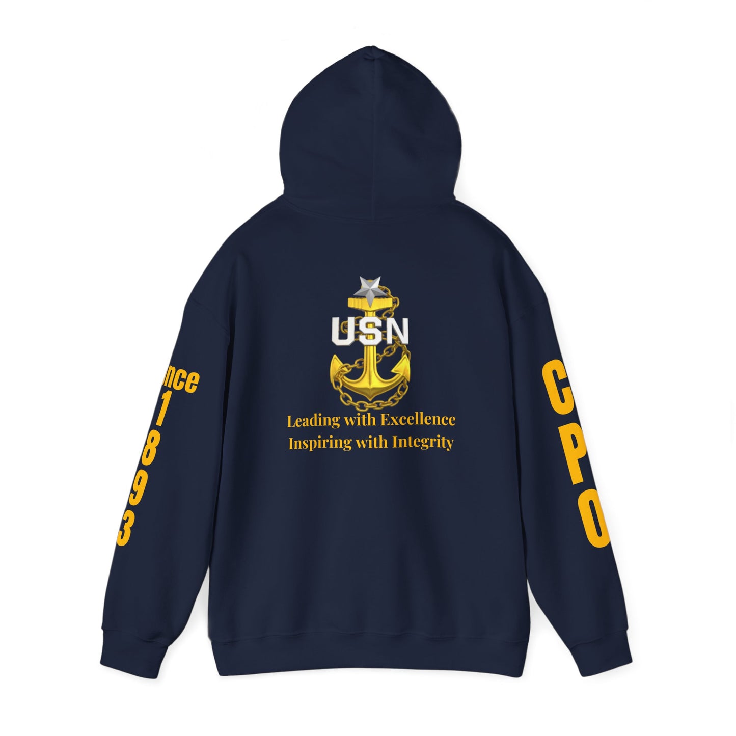 Senior Chief Definition Hoodie - Navy Chief Appreciation Apparel