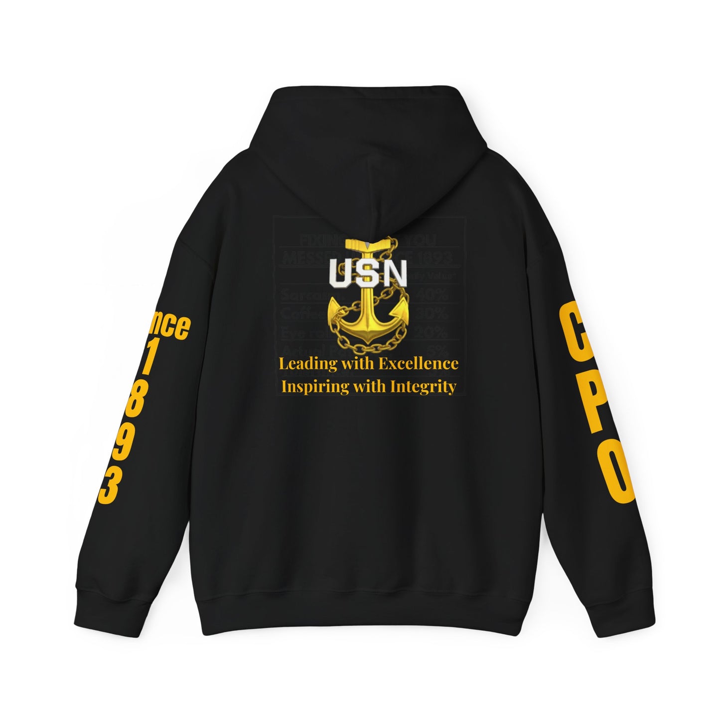 Senior Chief Definition Hoodie - Navy Chief Appreciation Apparel