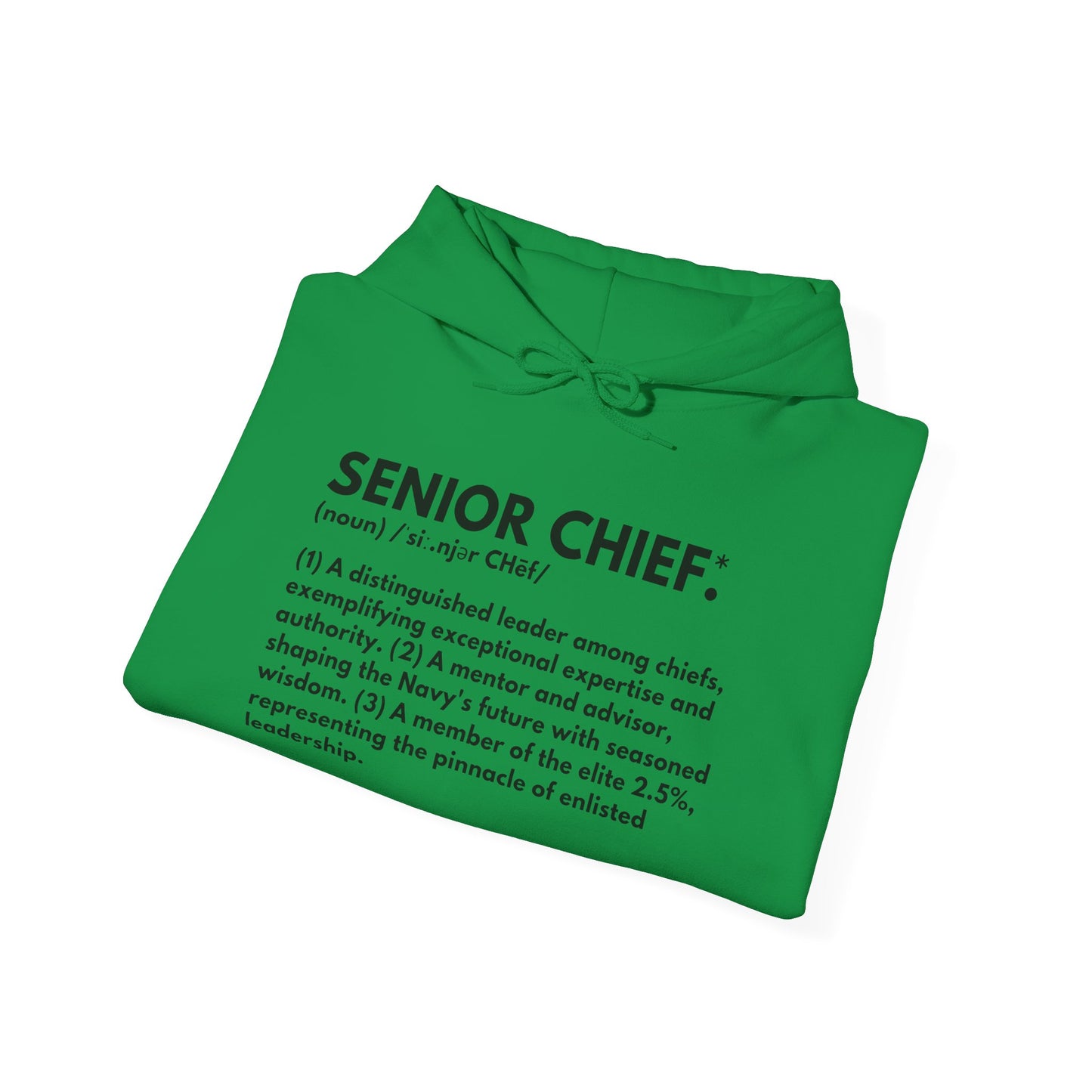 Senior Chief Definition Hoodie - Navy Chief Appreciation Apparel