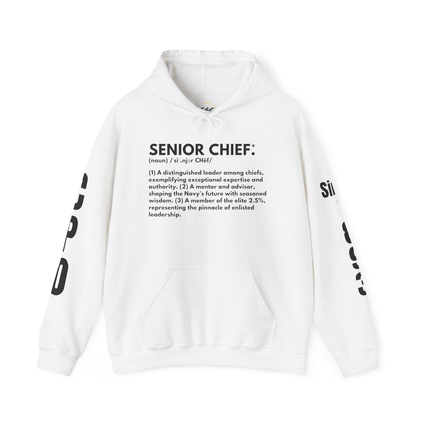 Senior Chief Definition Hoodie - Navy Chief Appreciation Apparel