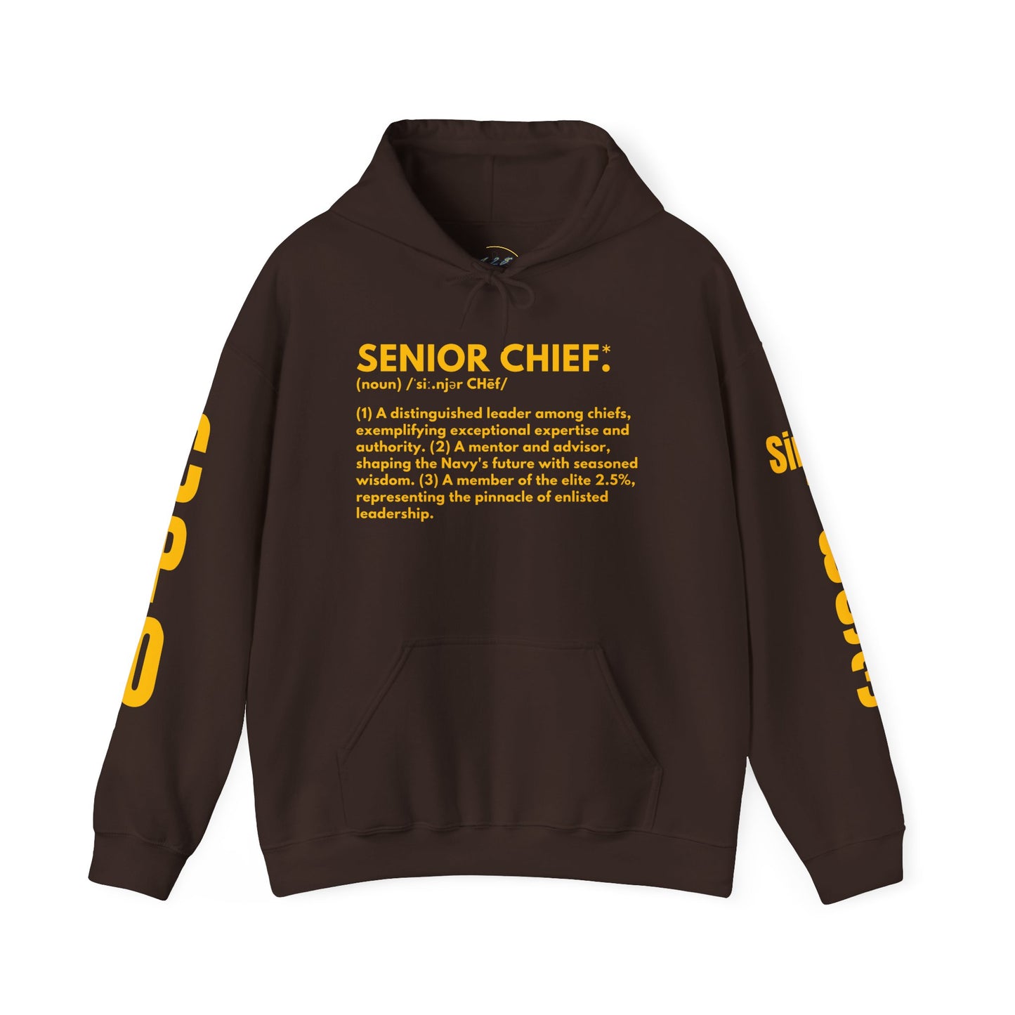 Senior Chief Definition Hoodie - Navy Chief Appreciation Apparel