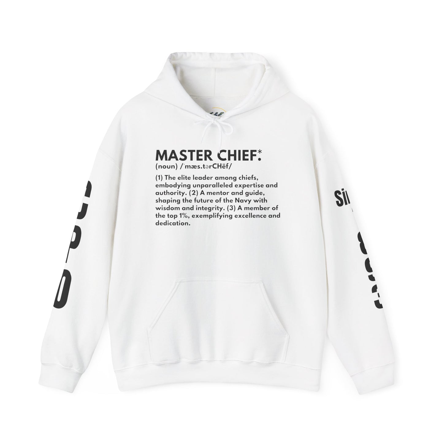 Master Chief Definition Hoodie - Navy Chief Appreciation Apparel