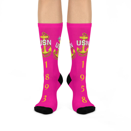 US Navy Chief Petty Officer Anchor Socks | CPO Collection