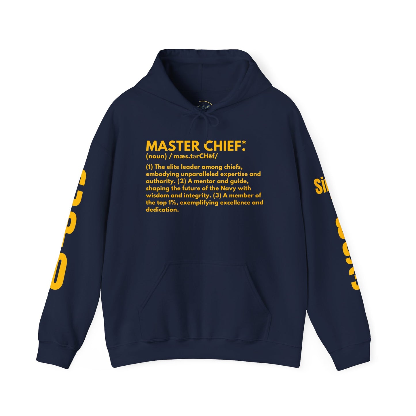 Master Chief Definition Hoodie - Navy Chief Appreciation Apparel