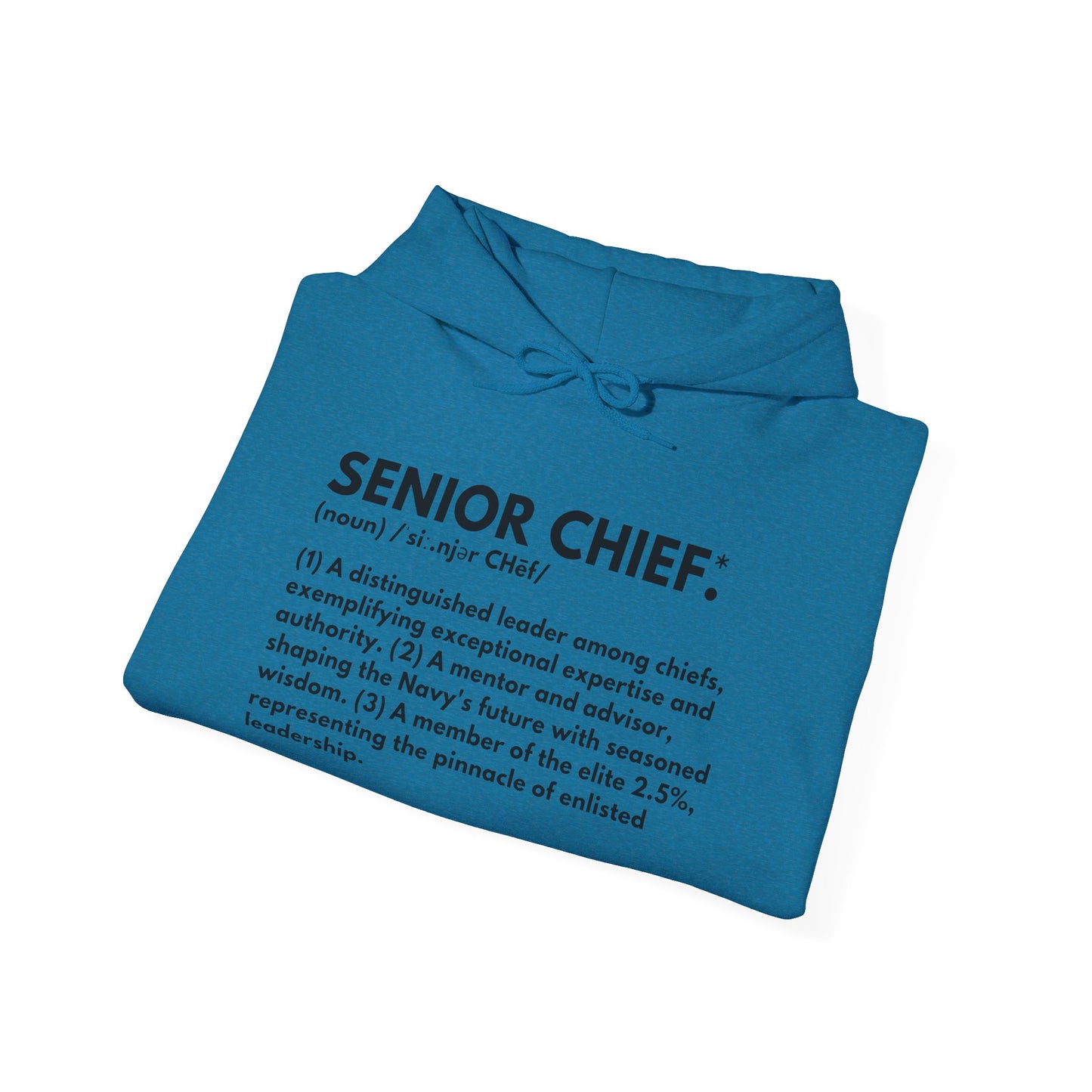 Senior Chief Definition Hoodie - Navy Chief Appreciation Apparel