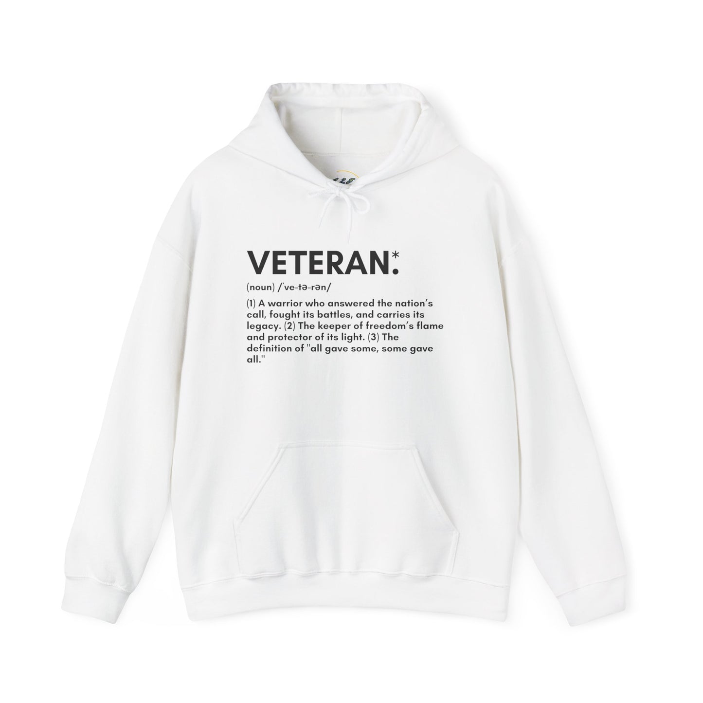 Veteran Definition Hoodie - Military Pride Appreciation Apparel