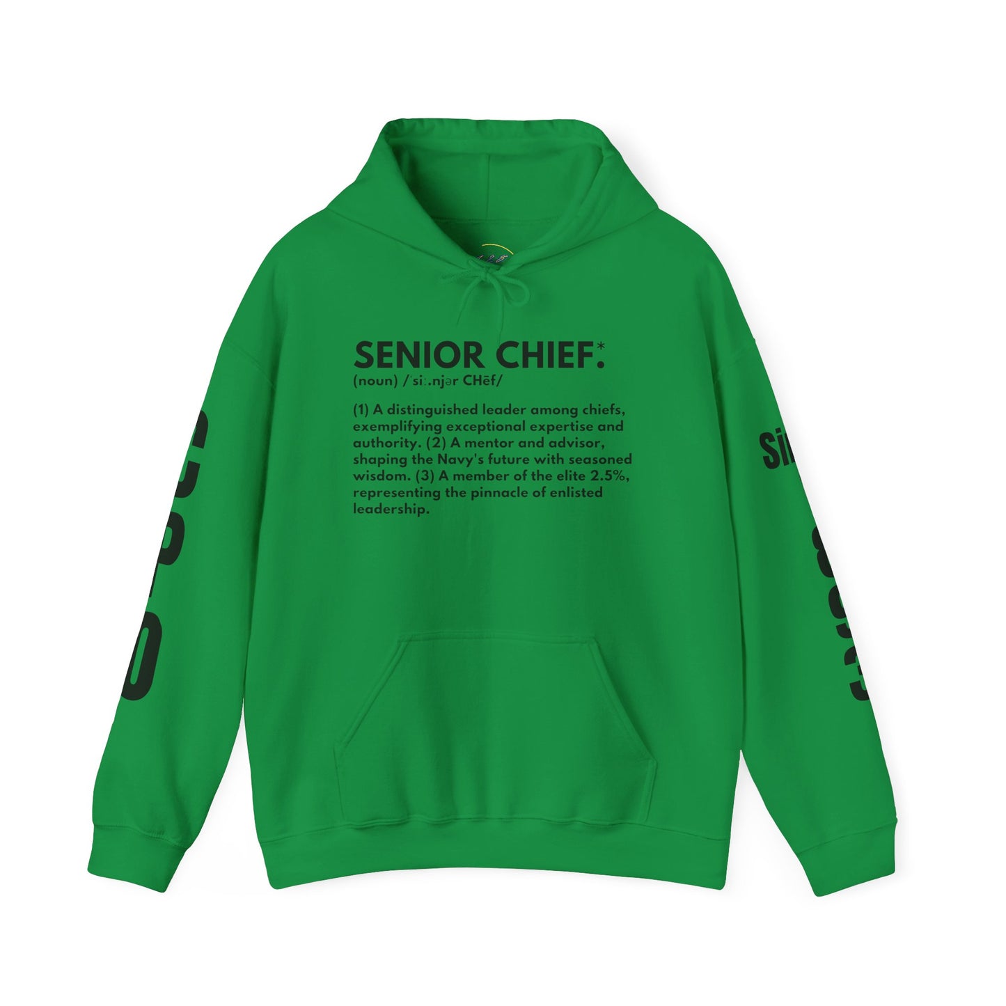 Senior Chief Definition Hoodie - Navy Chief Appreciation Apparel