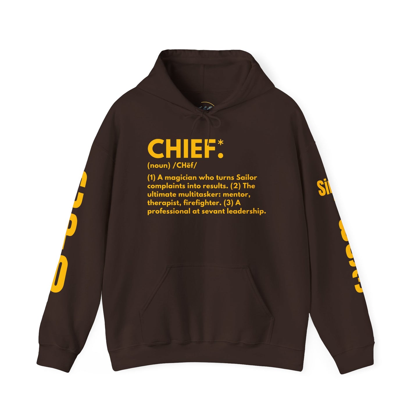 Chief Definition Hoodie - Navy Chief Appreciation Apparel