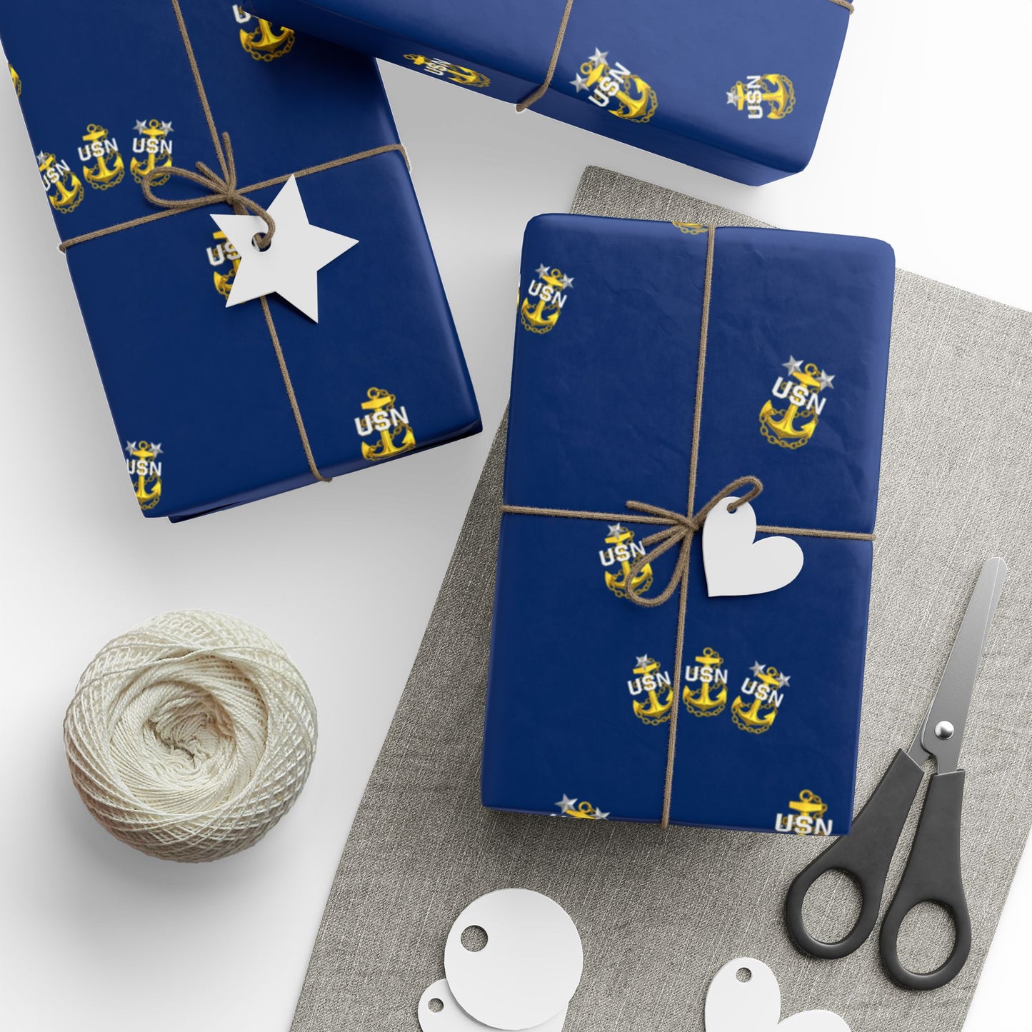 US Navy Chief Petty Officer Wrapping Paper | CPO Celebration Theme