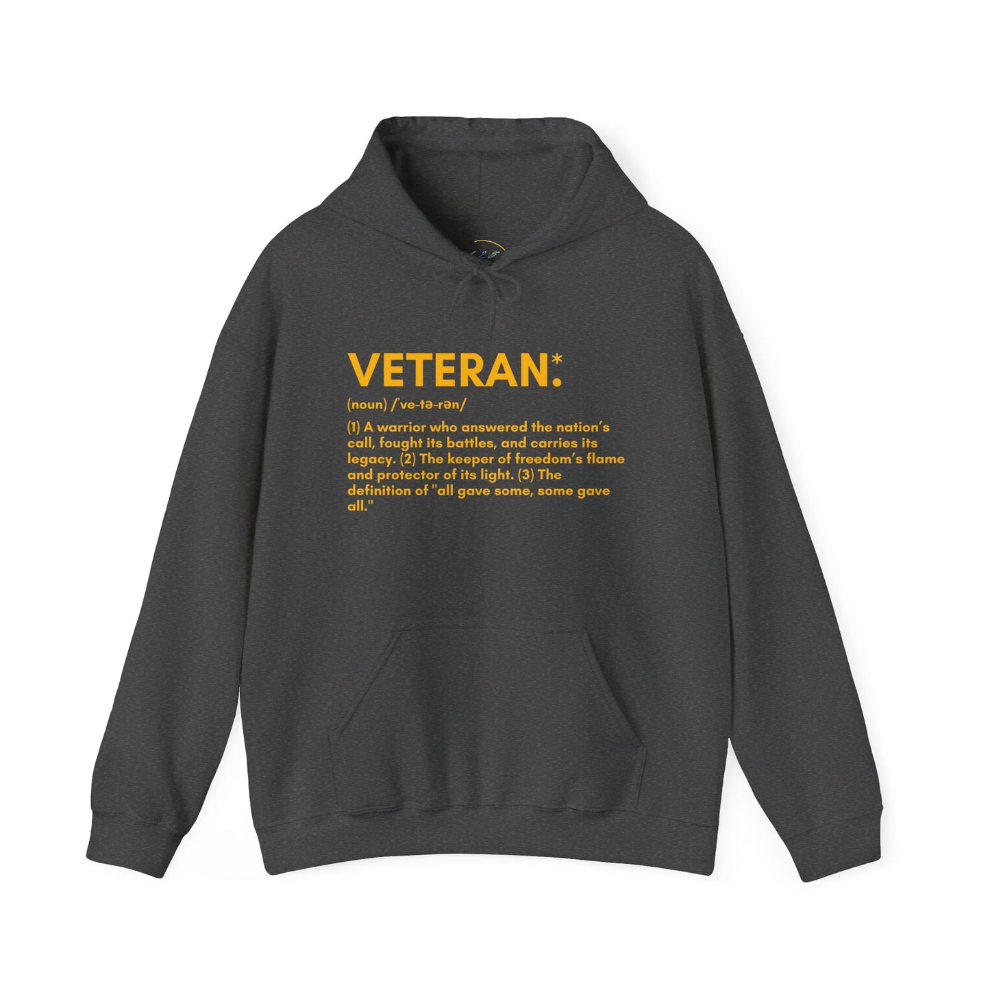 Veteran Definition Hoodie - Military Pride Appreciation Apparel