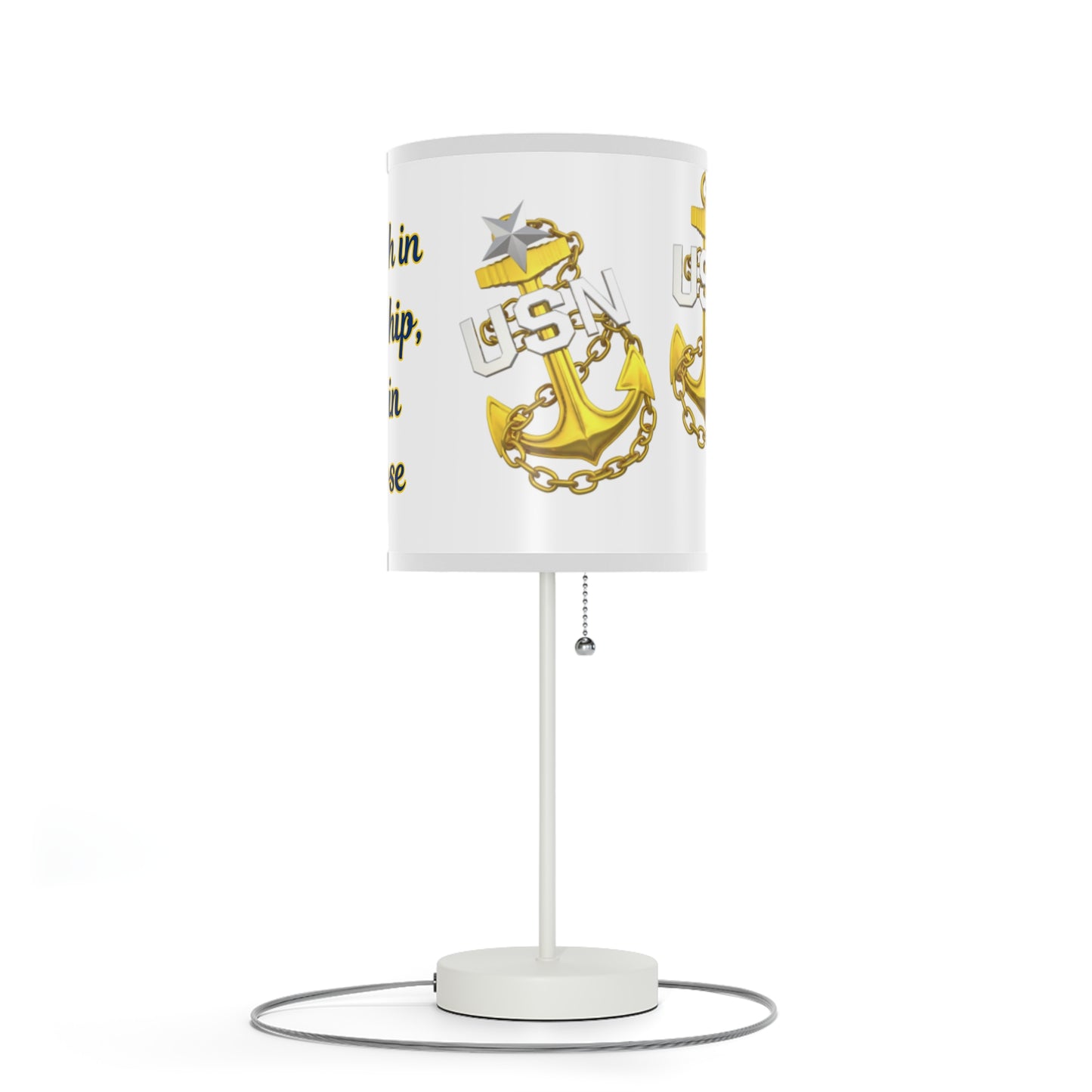 US Navy Chief Petty Officer Desk Lamp | CPO Emblematic Lighting