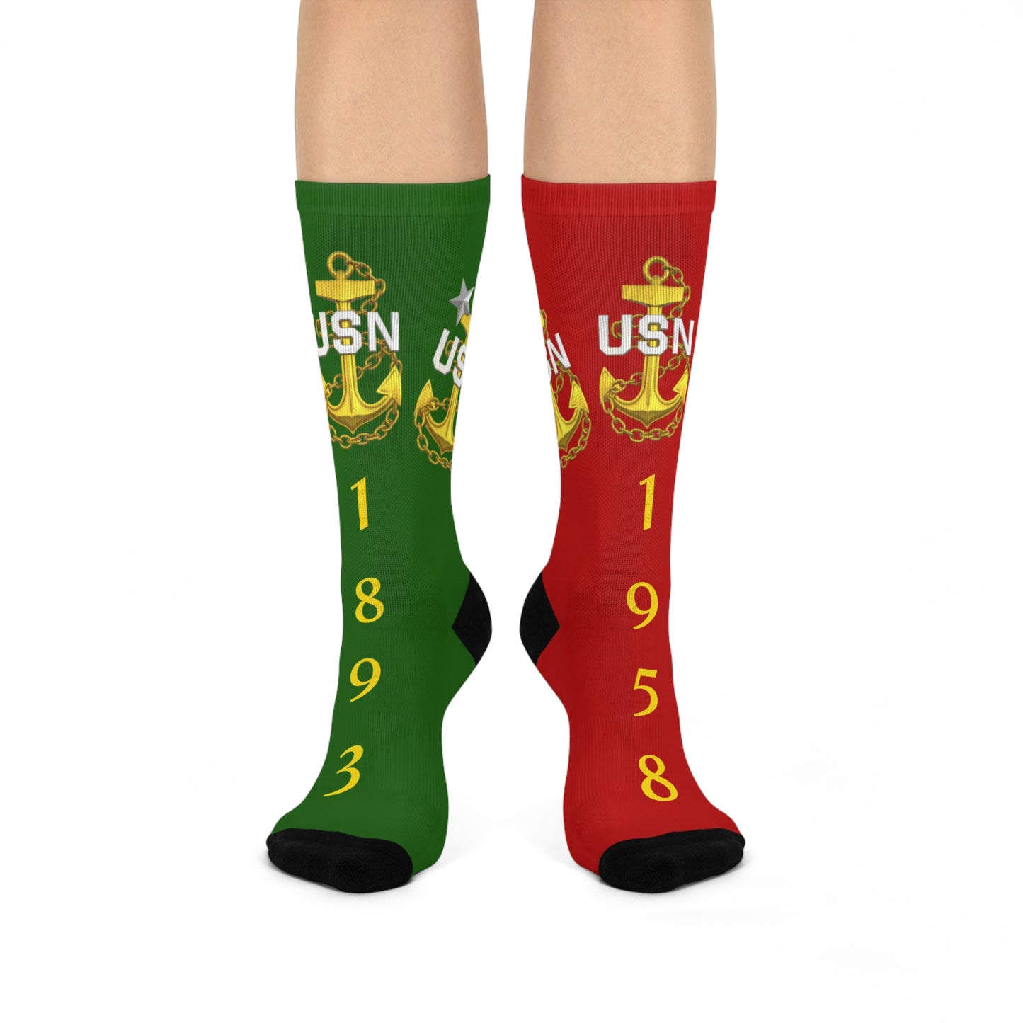 US Navy Chief Petty Officer Anchor Socks | CPO Collection