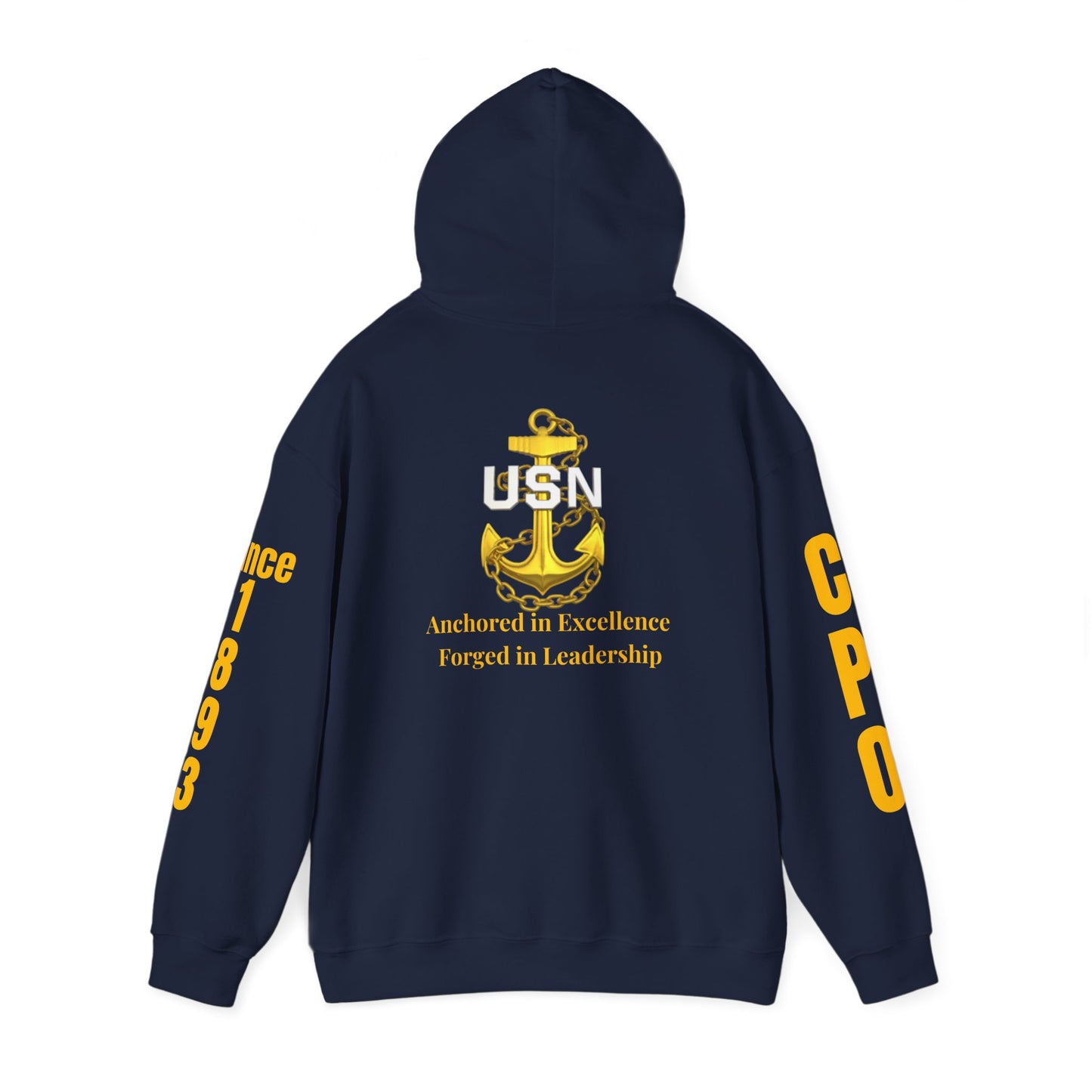 Chief Definition Hoodie - Navy Chief Appreciation Apparel