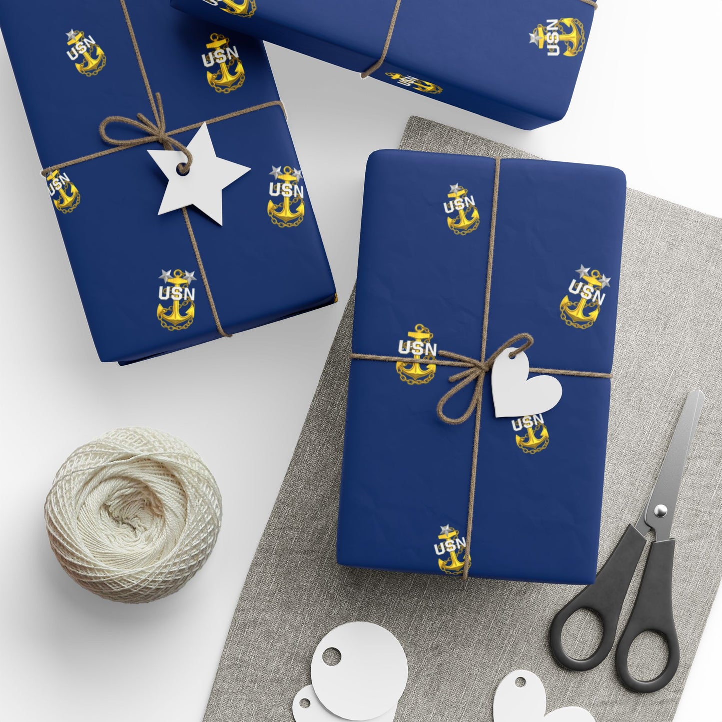 US Navy Chief Petty Officer Wrapping Paper | CPO Celebration Theme