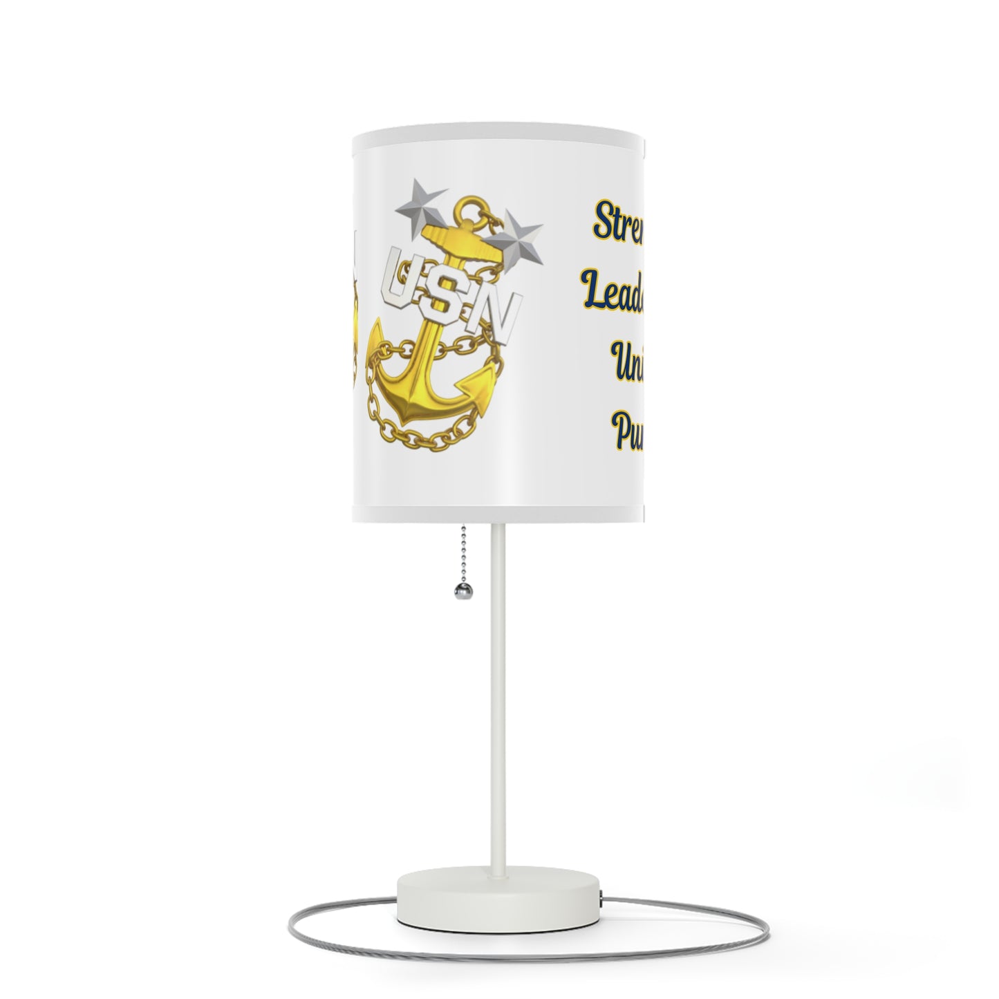 US Navy Chief Petty Officer Desk Lamp | CPO Emblematic Lighting