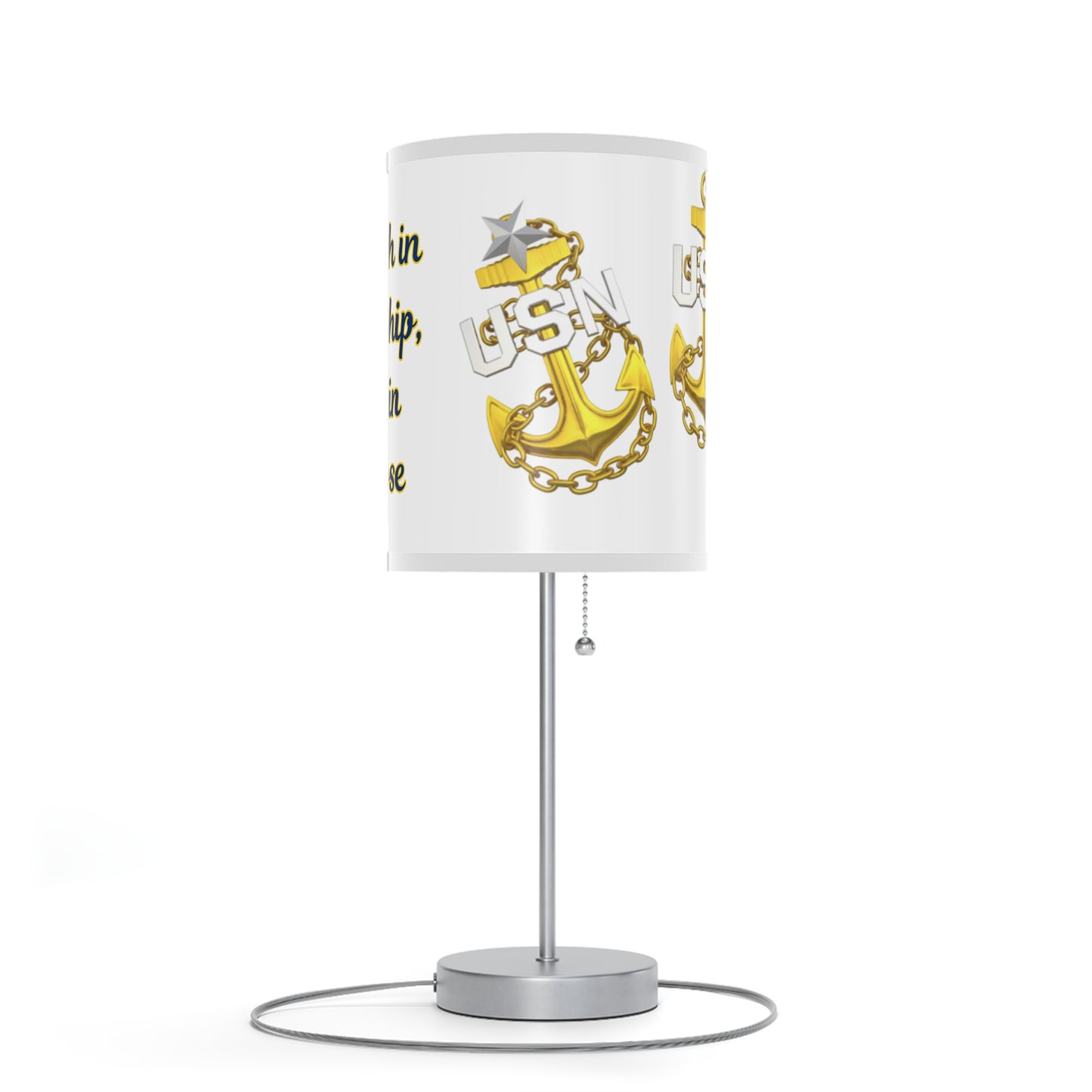 US Navy Chief Petty Officer Desk Lamp | CPO Emblematic Lighting